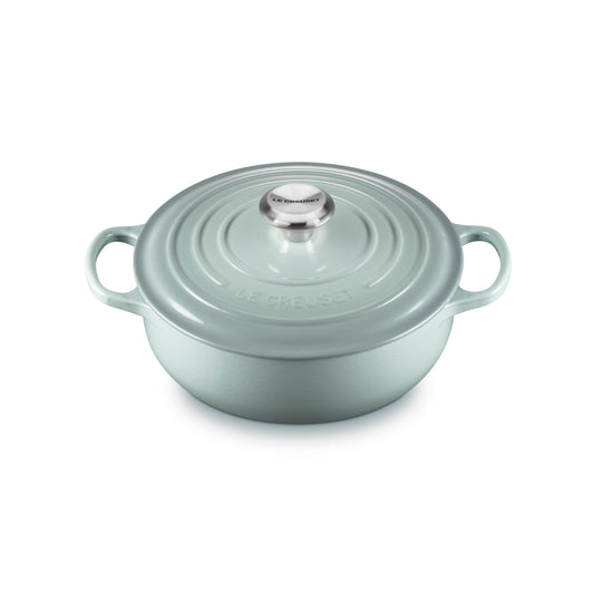 Le Creuset Signature Cast Iron 3.5-quart Sea Salt Sauteuse Dutch Oven