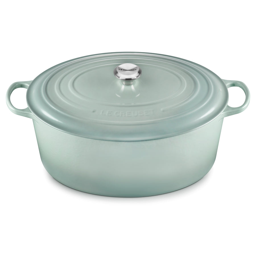 Le Creuset Signature Cast Iron 15.5-quart Sea Salt Oval Dutch Oven