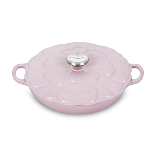 Le Creuset Signature Cast Iron 2.25-quart Shallot Petal Braiser