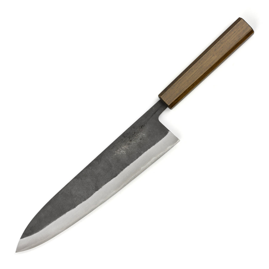 Shiro Kamo Aogami Super Kurouchi Stainless Clad 9.4" Gyuto