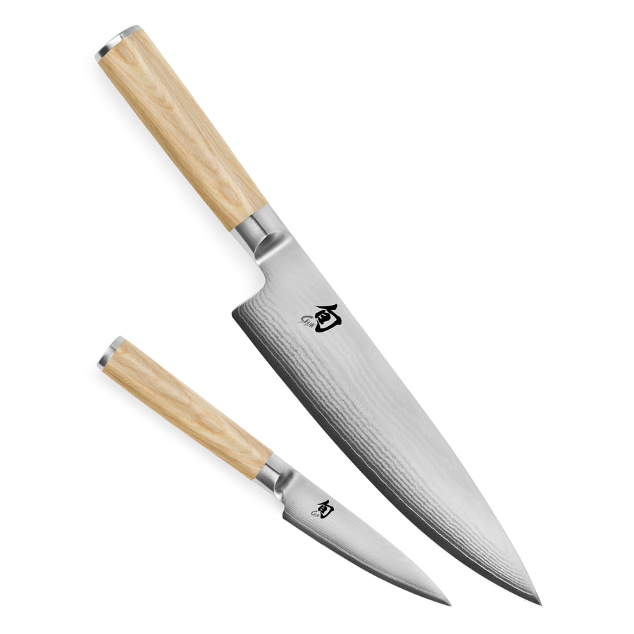 Shun Classic Blonde Chef's & Paring Knife Set