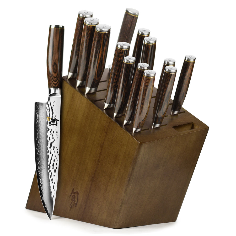 Shun Premier 15 Piece Knife Block Set
