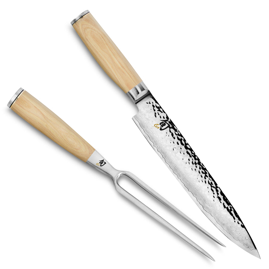 Shun Premier Blonde 2 Piece Carving Set