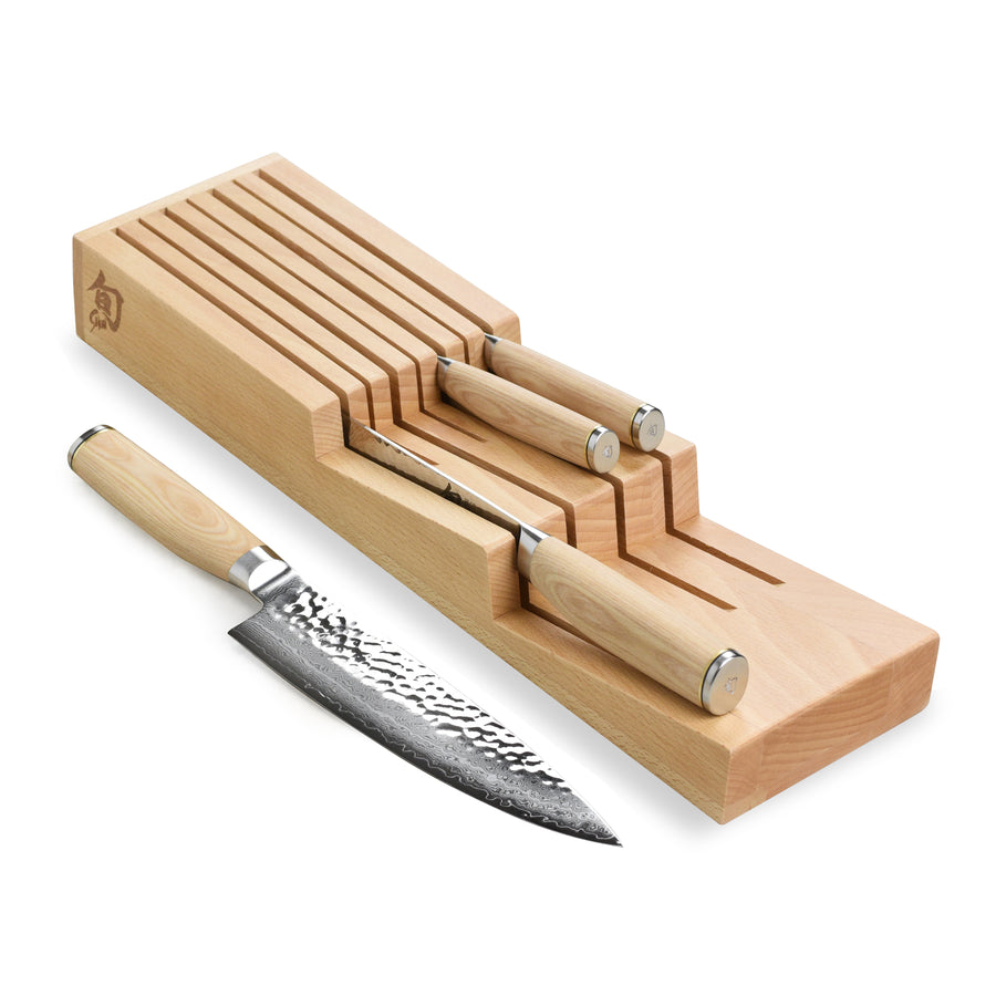 Shun Premier Blonde 5 Piece In-Drawer Knife Set