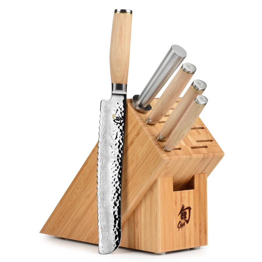 Shun Premier Blonde 6 Piece Knife Block Set