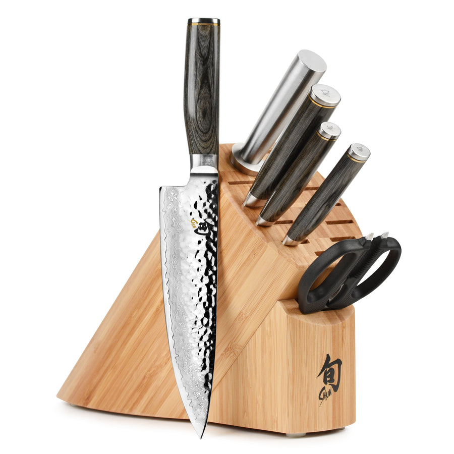 Shun Premier Grey 7 Piece Knife Block Set
