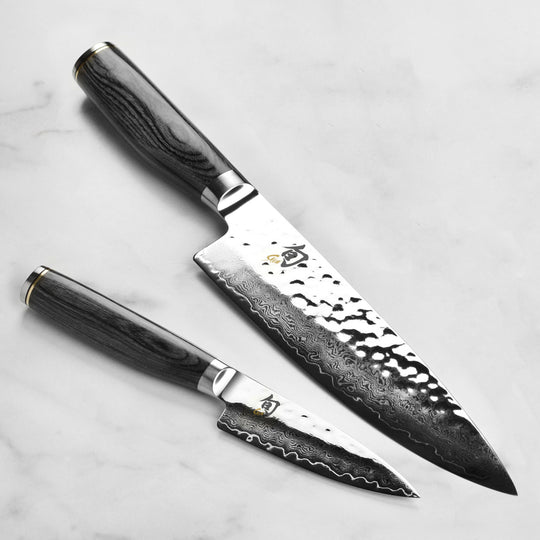 Shun Premier Grey Chef's & Paring Knife Set
