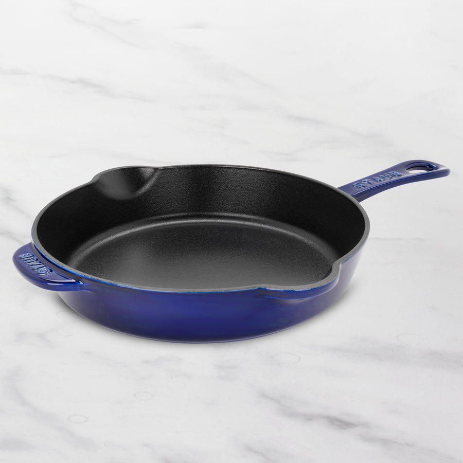 Staub Cast Iron Deep Traditional Skillet - 11
