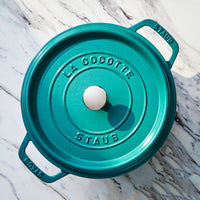 Staub Dutch Oven - 4-qt Cast Iron Cocotte - Turquoise – Cutlery