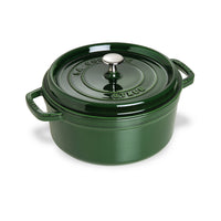 Staub Dutch Oven - 4-qt Cast Iron Cocotte - Basil – Cutlery and More