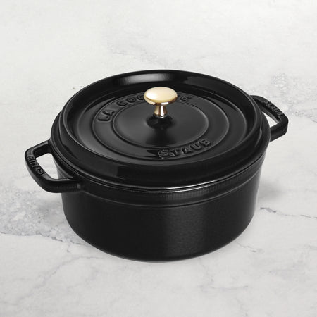 Staub Dutch Oven - 4-qt Cast Iron Cocotte - Matte Black – Cutlery