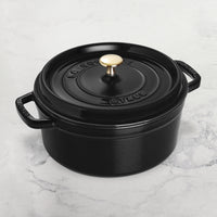 Staub Dutch Oven - 7-qt Cast Iron Cocotte - Matte Black – Cutlery