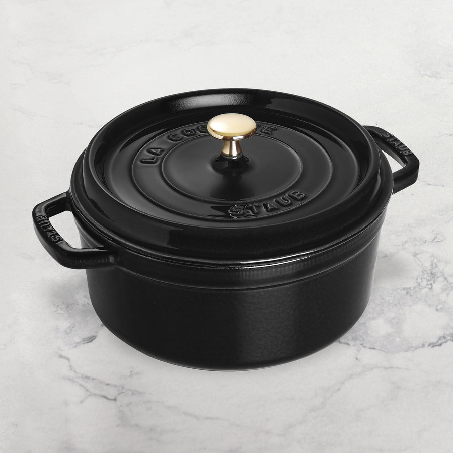 Staub Dutch Oven - 7-qt Cast Iron Cocotte - Matte Black – Cutlery