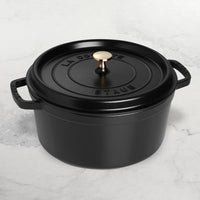 Staub Dutch Oven - 9-qt Cast Iron Cocotte - Matte Black – Cutlery