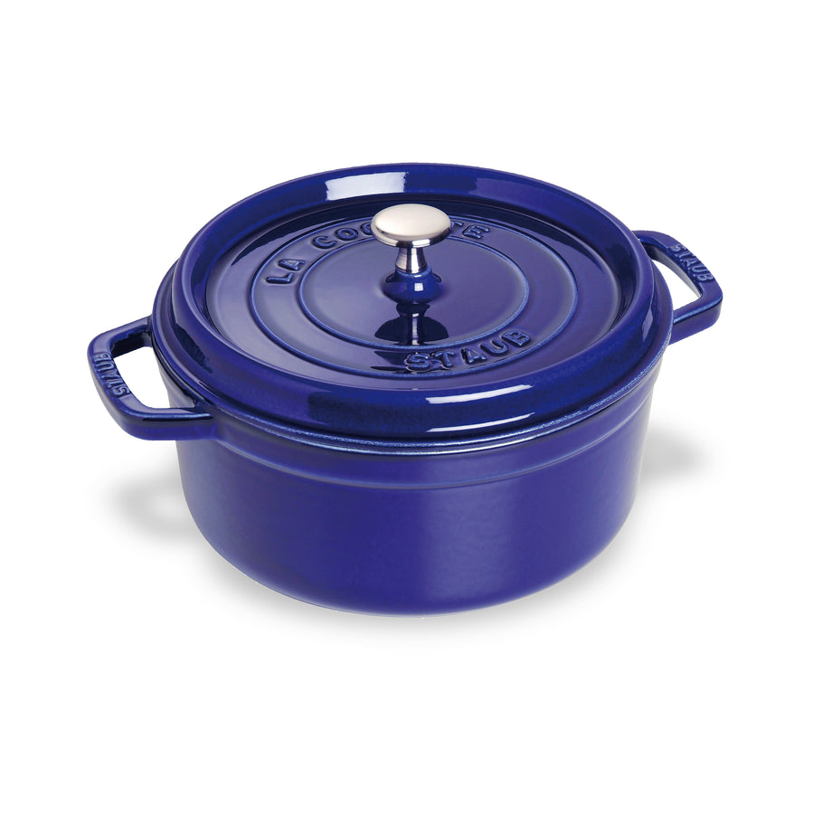 Staub 4-quart Sapphire Blue Round Dutch Oven