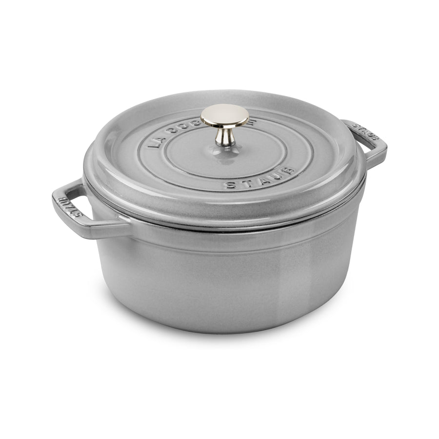 Staub 4-quart Graphite Gray Round Dutch Oven