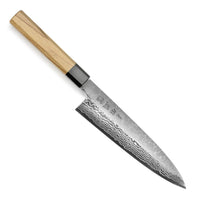 Sukenari ZDP189 Damascus Japanese Gyuto Chef's Knife, 210mm (8.25