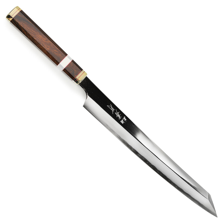 Takayuki Shiden Ginsan Single-Bevel 10.6" Kengata Yanagiba