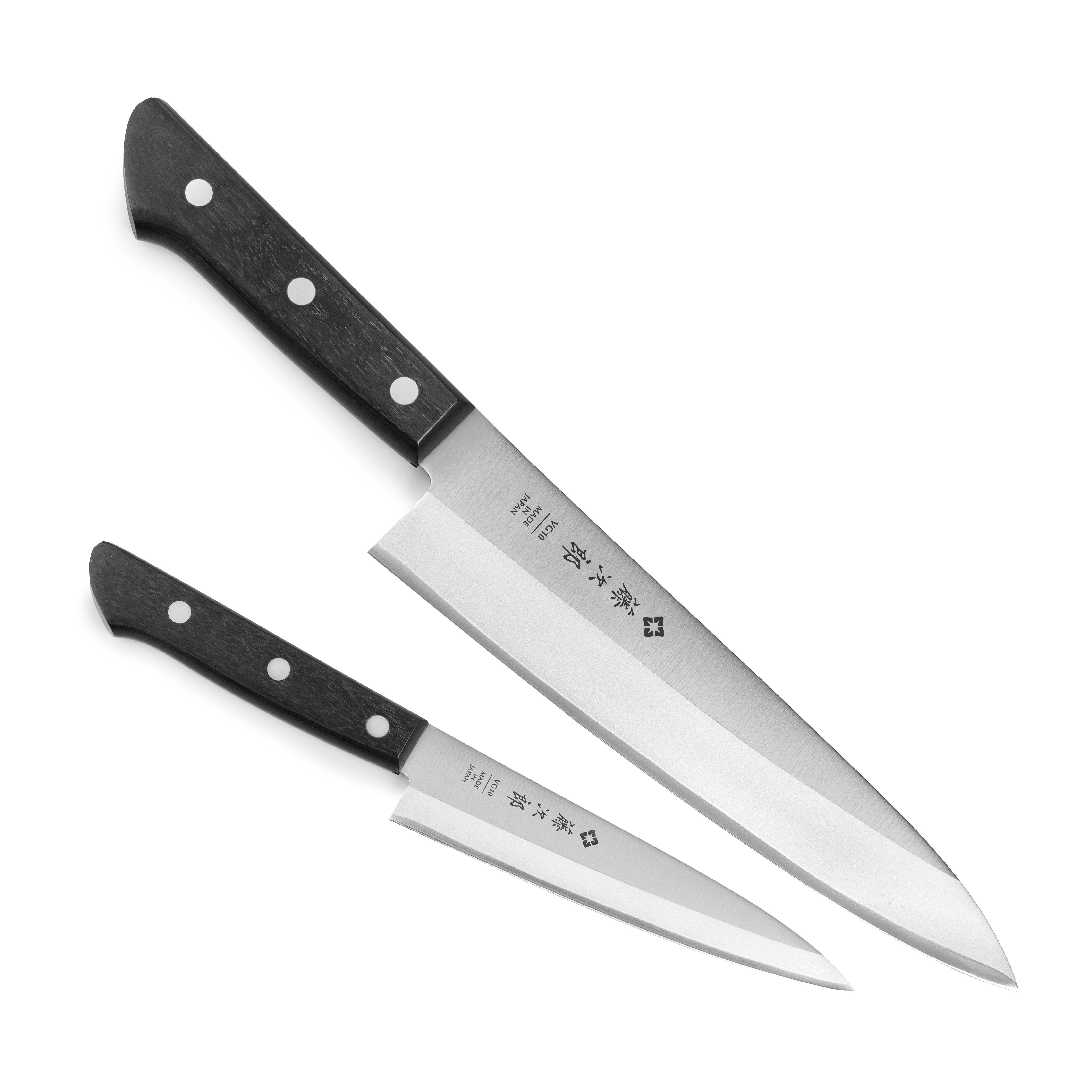 Tojiro Basic Chef's & Utility Knife Set - 2 Piece