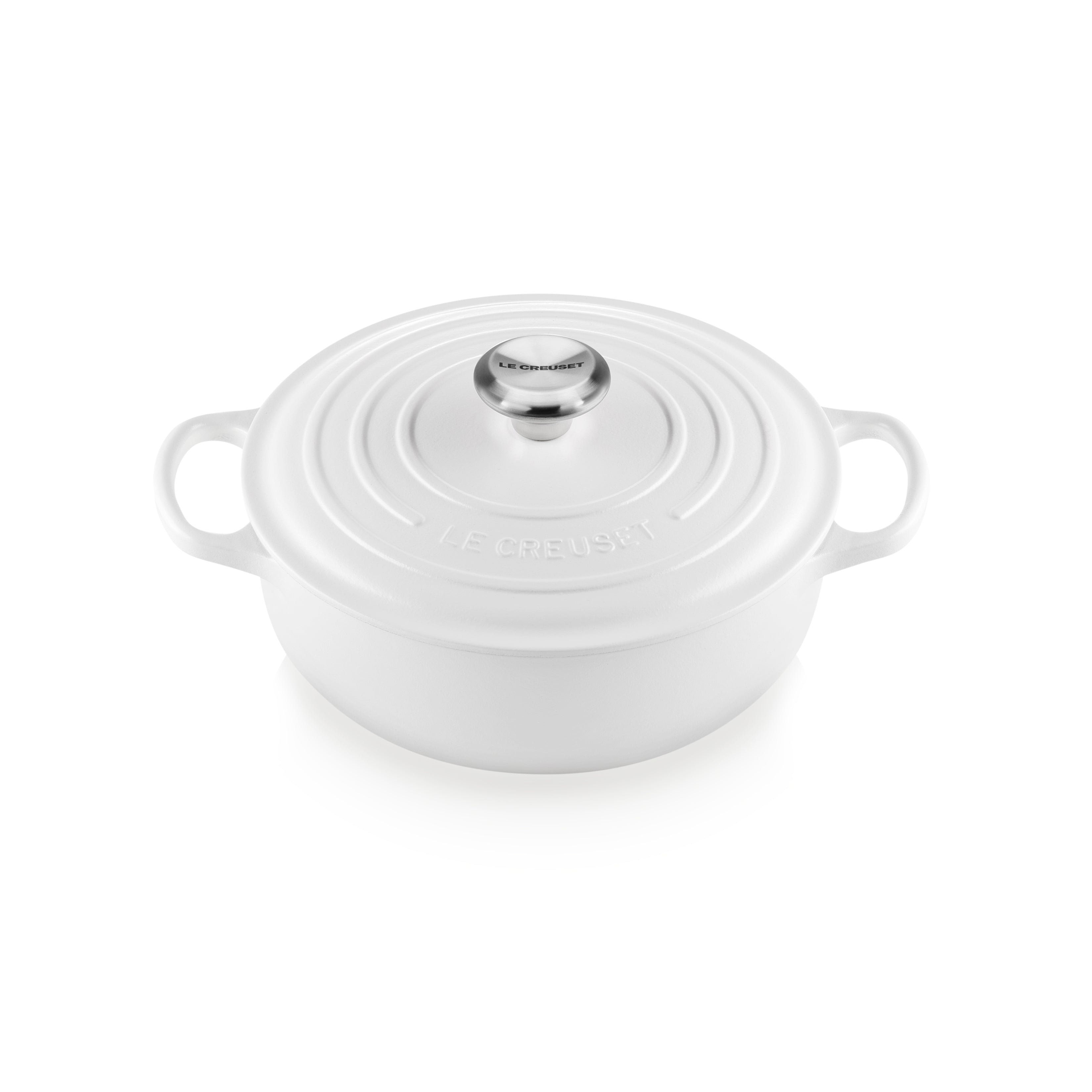 Le Creuset Sauteuse Dutch Oven - 3.5-qt Round - White