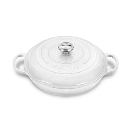 Le Creuset Braiser - 3.5-qt Cast Iron - White – Cutlery and More