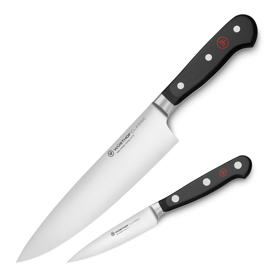 Wusthof Classic 2 Piece Starter Knife Set with Demi Bolster