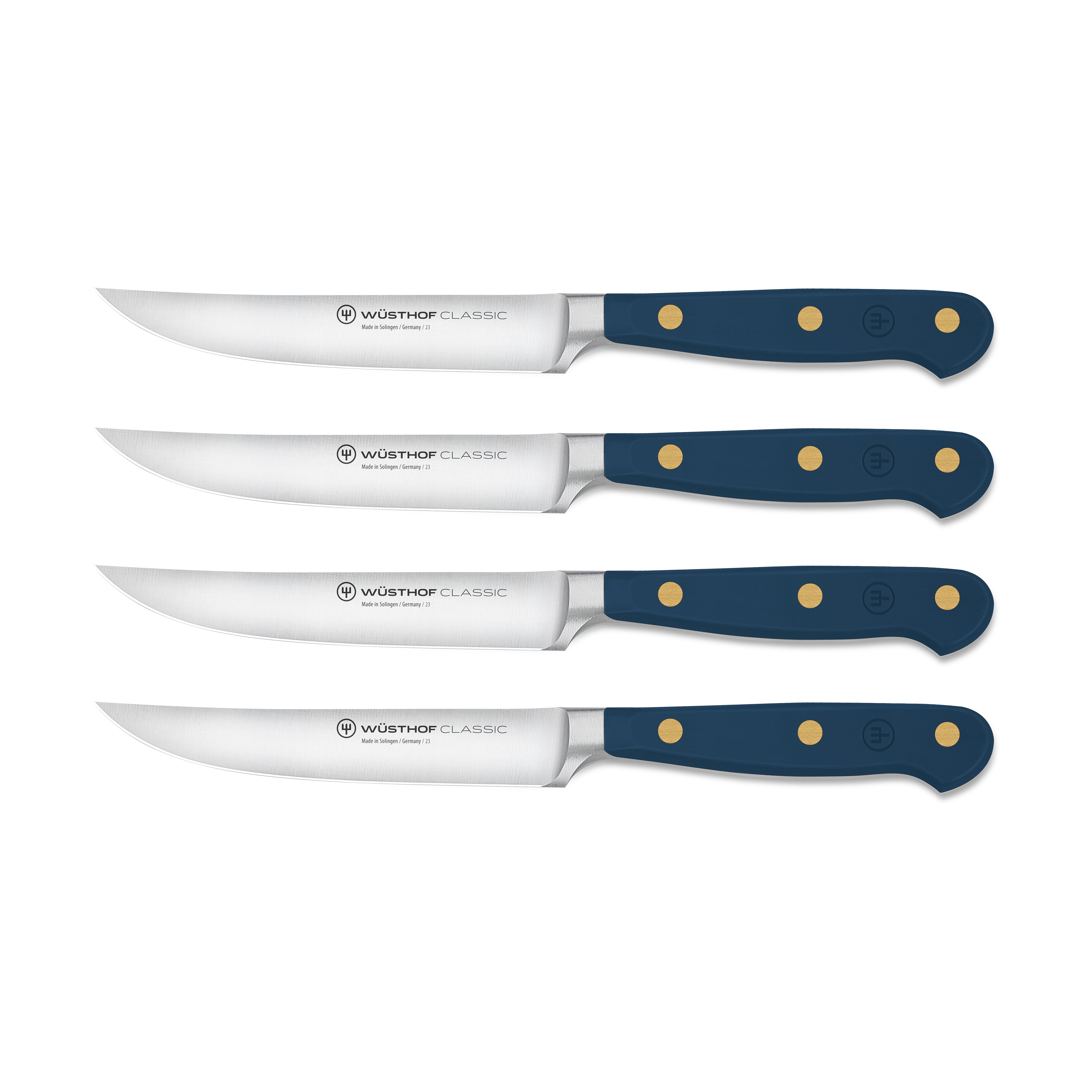 Wusthof Classic Steak Knife Set 4 Piece Wild Blueberry Cutlery and More
