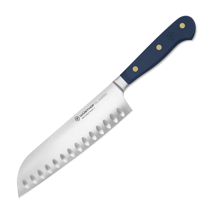 Wusthof Classic 7" Wild Blueberry Hollow Edge Santoku Knife