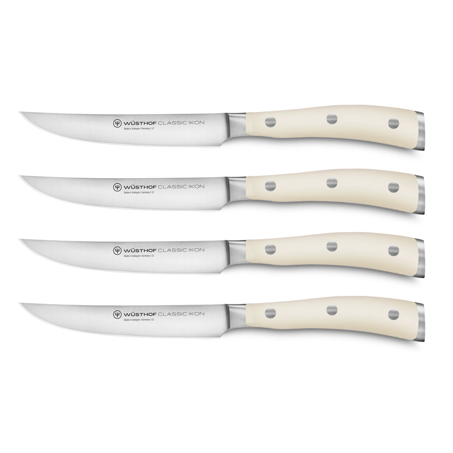 Wusthof Classic Ikon Creme 4 Piece Steak Knife Set
