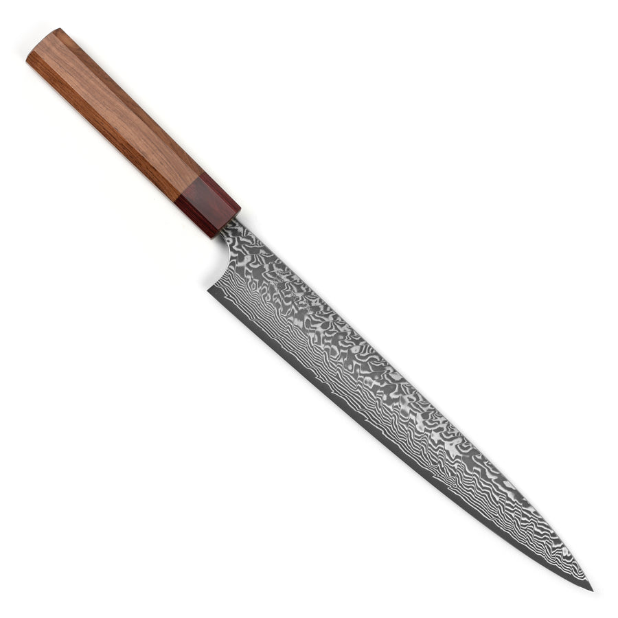 Yoshimi Kato SG2 Black Damascus 10.6" Sujihiki
