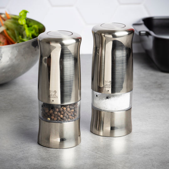 Peugeot Zeli 5.5" Electric Salt & Pepper Mill Set