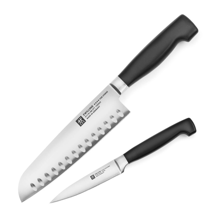 Zwilling Four Star Santoku & Paring Knife Set