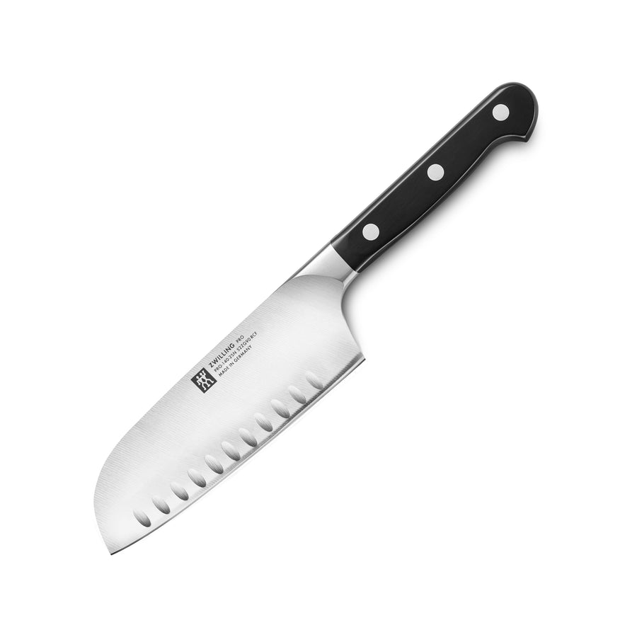 Zwilling Pro 5.5" Hollow Edge Wide Santoku Knife
