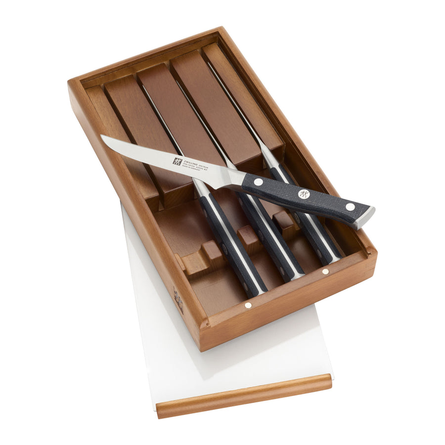 Zwilling Spectrum 4 Piece Steak Knife Set with Wooden Case