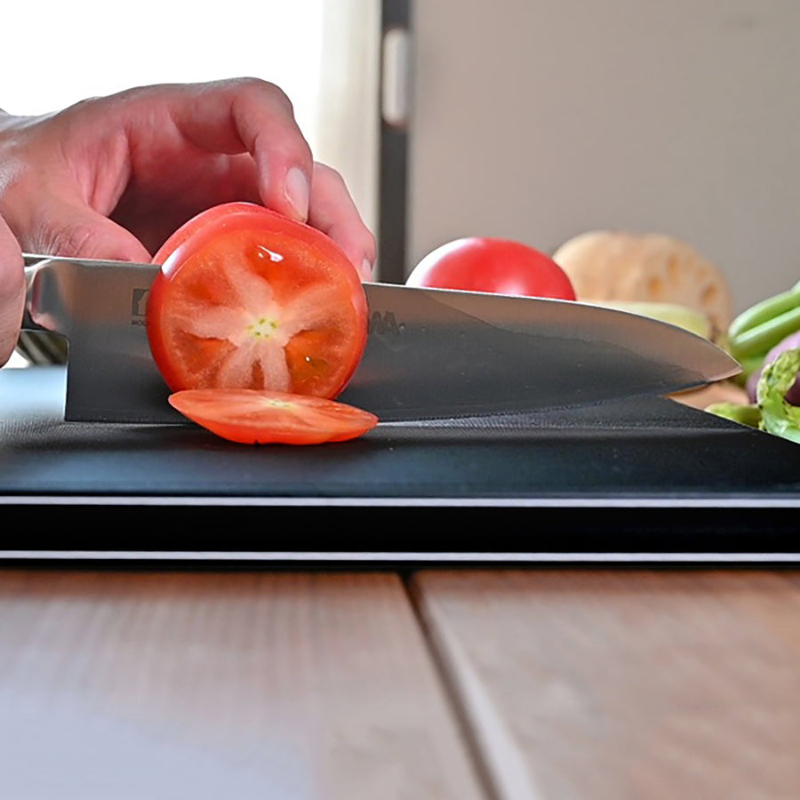 Hasegawa Pro-PE Black Cutting Board, 17.3 x 11.4"