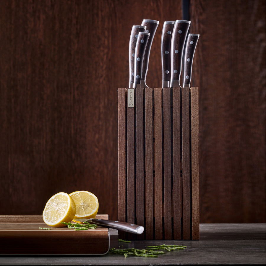 Wusthof 13 Slot Heat-Treated-Beech Knife Block