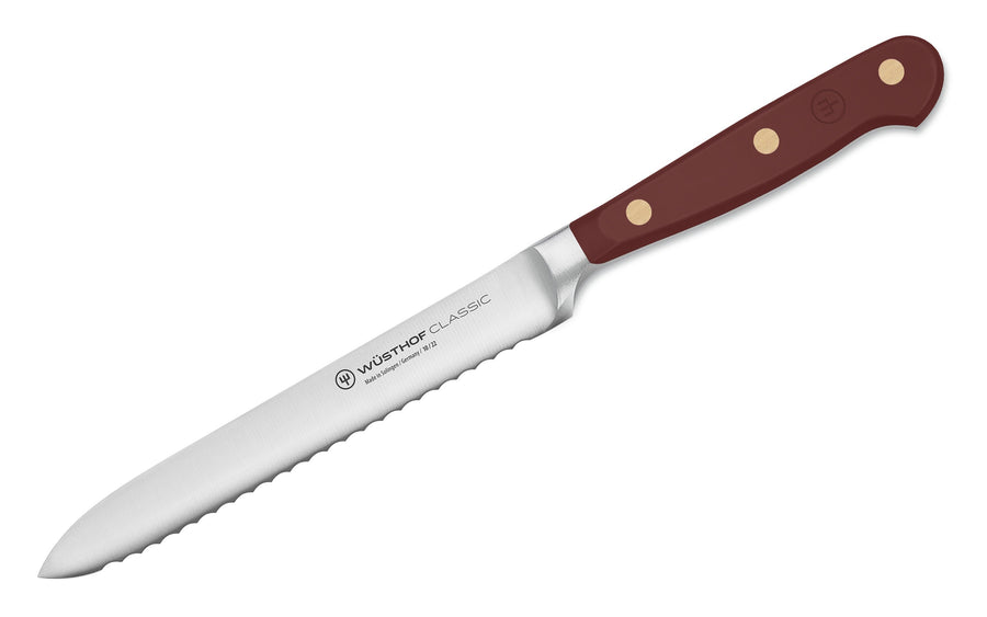 Wusthof Classic 5" Tasty Sumac Serrated Utility Knife