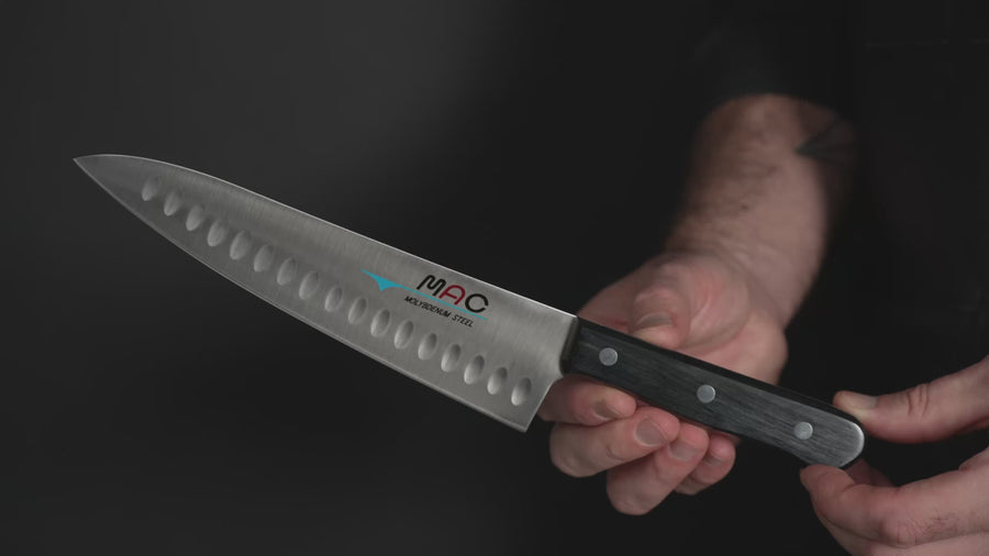 MAC Chef Series 8" Hollow Edge Chef's Knife