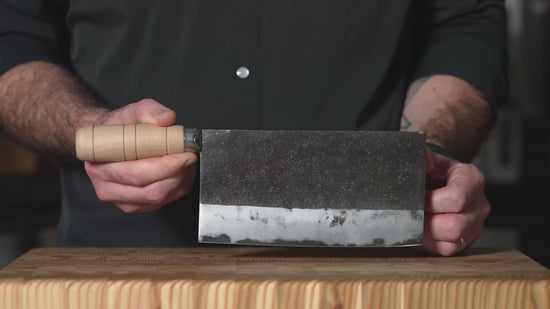 Sentan Forged Aogami #2 Kurouchi 7.5" Chinese Cleaver