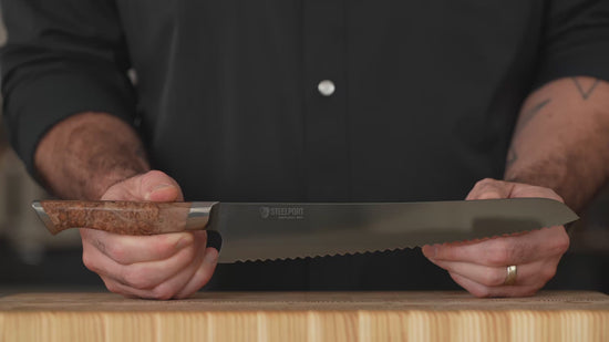 Steelport Carbon Steel 10" Bread Knife