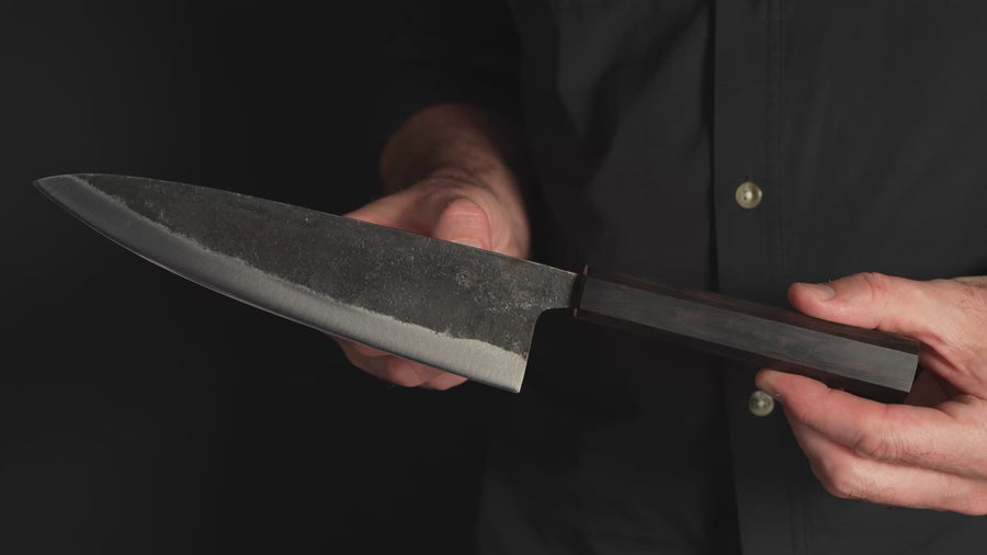 Hatsukokoro Kurogane Gyuto