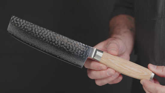 Enso Hizashi Nakiri Japanese Vegetable Knife