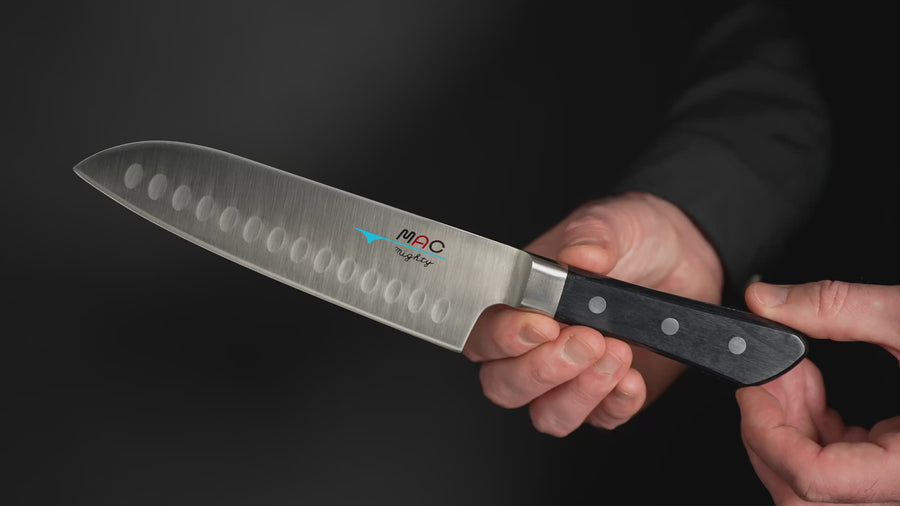 MAC Professional 6.5" Hollow Edge Santoku Knife