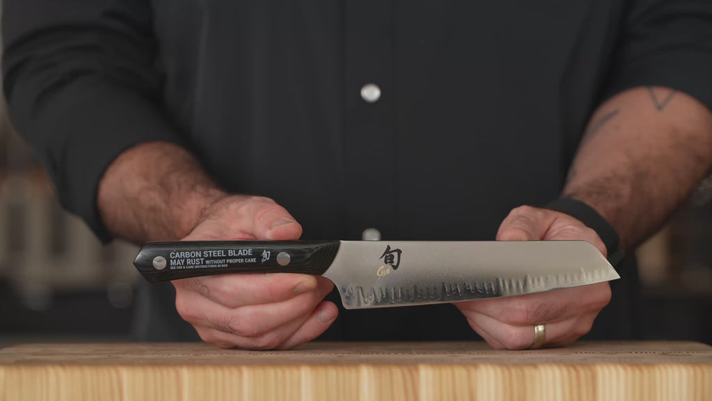 Shun Narukami Blue #2 Carbon Steel 6.5" Master Utility Knife