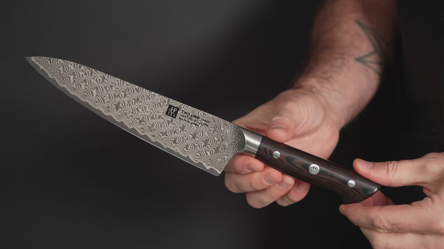 Zwilling Chef's Knife - Tanrei Japanese Damascus x Miyabi