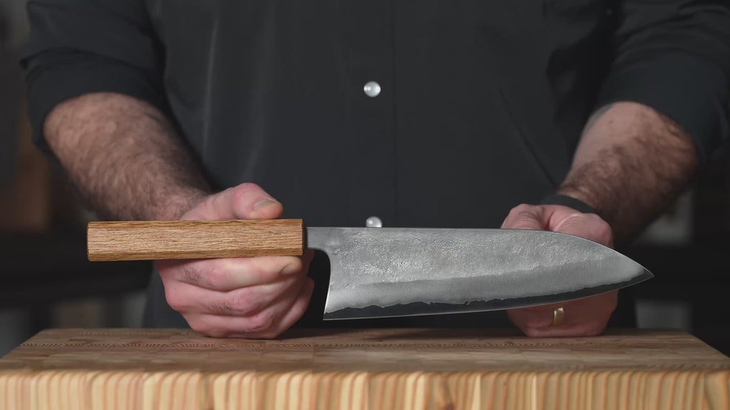 Matsubara Aogami #2 Nashiji Stainless Clad 8.25" Gyuto