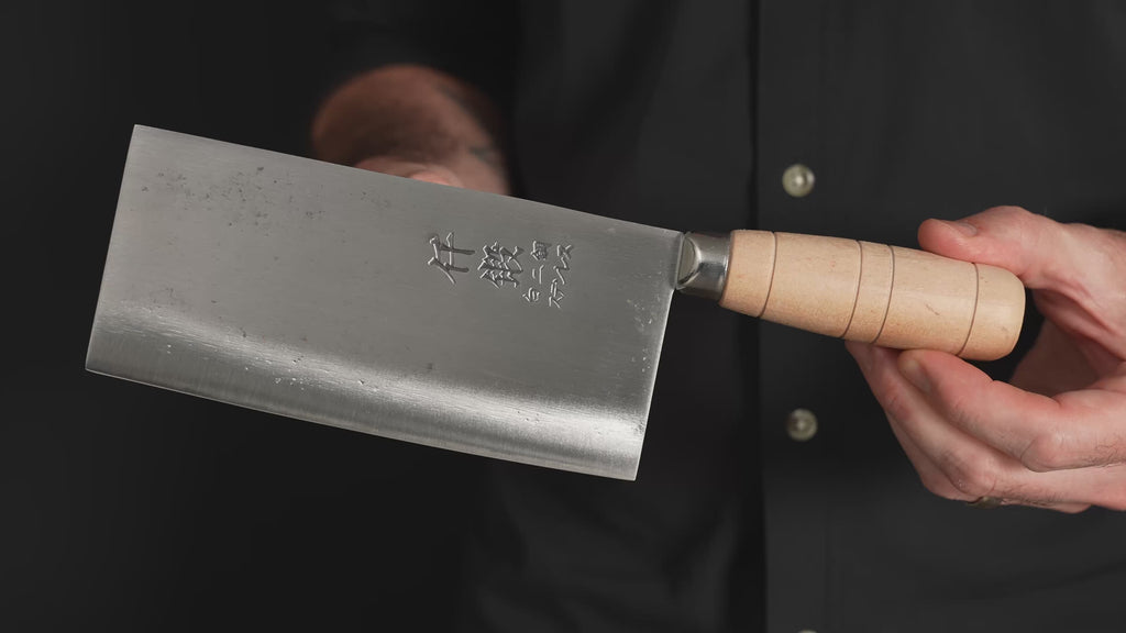 Sentan Migaki Shirogami Chinese Cleaver
