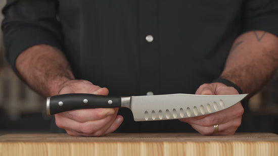 Wusthof Classic Ikon 7" Hollow Edge Craftsman Knife