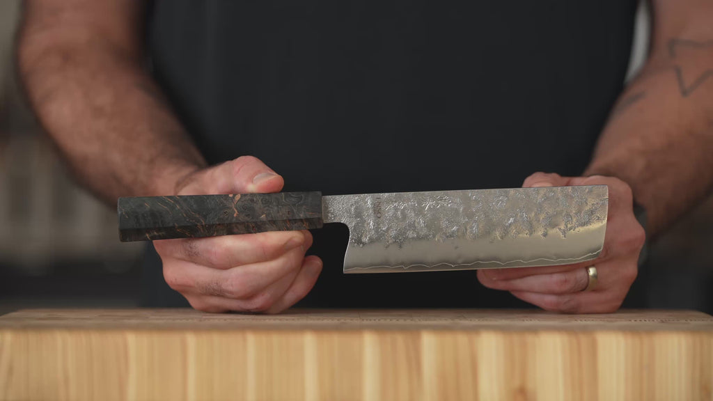 Enso Ginsan Silver Steel Nakiri