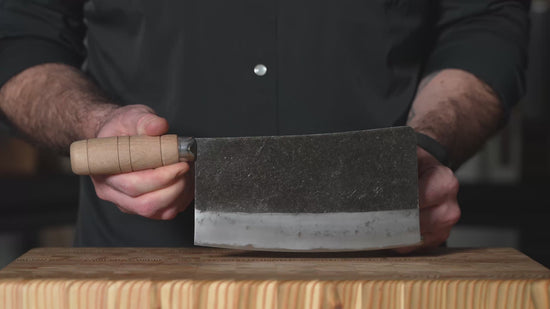 Sentan Forged Aogami #2 Kurouchi 7.5" Meat Cleaver